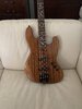 Warmoth Koa Jazz Bass LOADED BODY