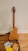 Rob Allen Deep 4 fretless bass (Alder / Curly Koa)