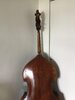 Mid-1800s 7/8 sized German double bass. Fully carved.