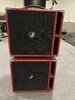 Phil Jones Bass Compact BG-400 Suitcase & C4 4×5 Cabinet Extension Red