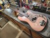 A most perfect pink P-bass - USA Lakland 44-64/Glaub in shell pink, fresh setup, LOOK AT THAT NECK!