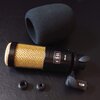 Heil PR40 microphone gold&black w/ windscreen & attachments