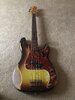 $1,700 - Nash PB-63 3-Tone Sunburst Heavy Aging w/case