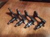 Vintage Schaller W. Germany inline tuners - black