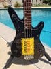 Acinonyx V2 Black bass, pickguard & pickups w/Tort pickguard