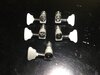 $70 Sperzel USA Trim-Lok Locking Bass Tuner Set 5 String Chrome Satin w/Bushing Adapters