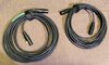 Lot of two 25-foot XLR Cables