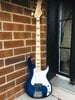 G&L Kiloton, blue burst, 1.5”, maple neck, blocks, swamp ash