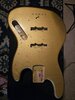 MJT Aztec Gold Jazz Bass body