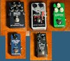 EHX Pitchfork; MXR Bass Envelope; Corona Mini Chorus; Aguilar Storm King fuzz; TC Spectracomp