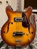 PRICE DROP - Vintage Conrad Hollow Body Bass MIJ Sunburst 1970s - $650 shipped