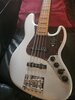 Fender American Ultra Jazz 5 Arctic Pearl White "Free Shipping Conus"