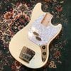 2006 Fender Mustang Bass CIJ Aged Cream White Loaded Body