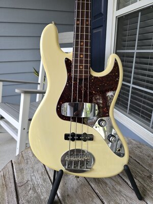 1998 Lakland Joe Osborn USA 4 Bass Olympic White 1st year