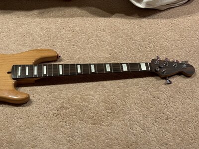 Warmoth Deluxe 5 Neck-Ziricote on Roasted Maple