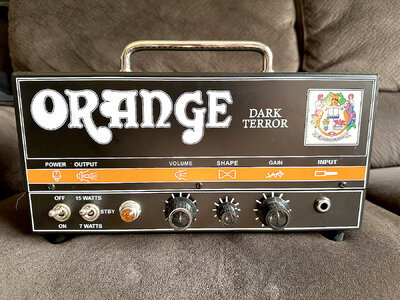 Orange Dark Terror 15/7 watt tube head