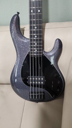 2018 EBMM Music Man Stingray 5 H Special Charcoal Sparkle