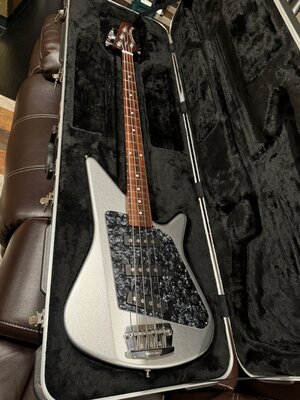 EBMM Big Al 4SSS Inca silver sparkle w/rosewood neck