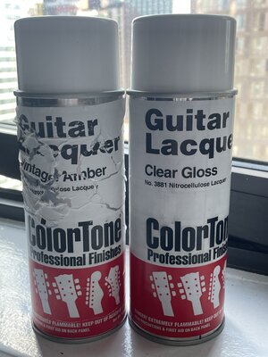 StewMac ColorTone Finish (2) cans - $40 [LOCAL PICKUP ONLY]