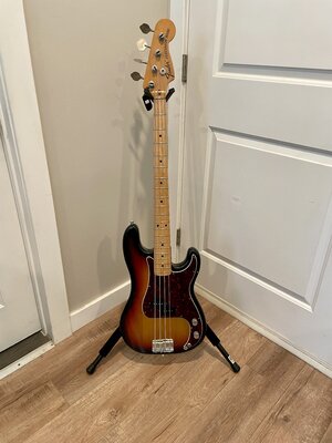 1973 Fender Precision Bass w/ Lindy Fralin Pickup + Original