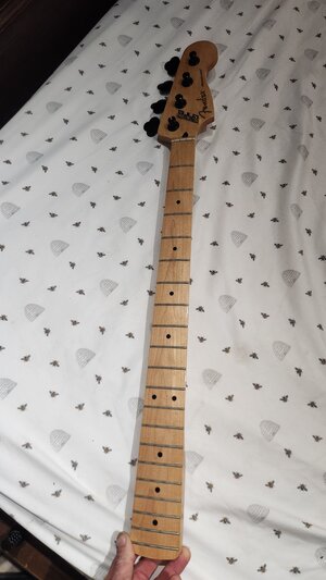 Loaded Fender P Bass Neck Maple