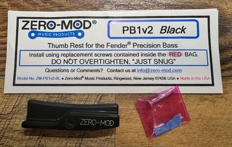 PBass PB1V2 Zero-Mod Thumb rest