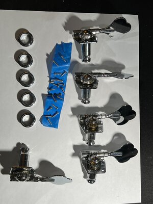 Clover Tuning pegs from SBMM Stingray 4-1