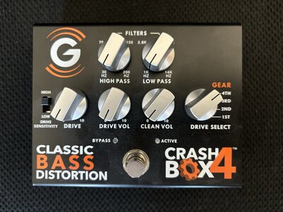 Genzler Amplification Crash Box 4 - Classic Distortion Pedal