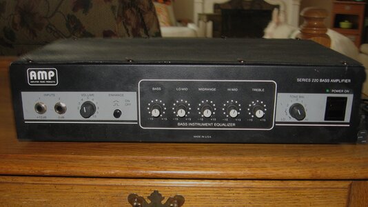 Baby Thunderfunk Vintage A.M.P. Amplified Music Products Series 220 BH220 Bass Amp FREE SHIPPING