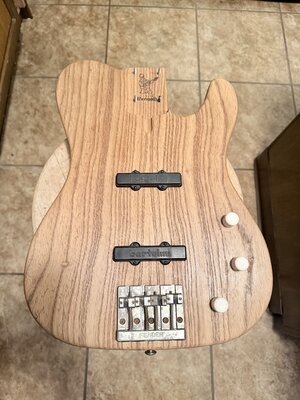 Warmoth TBass body fully loaded