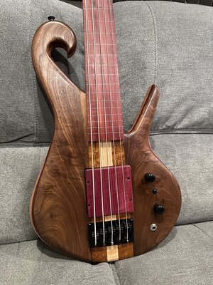 Beardly Customs 32in Scale 5 String Fretless