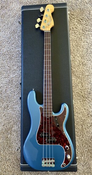 Fender American Original 60s Precision Bass Lake Placid Blue