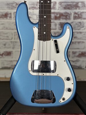 Fender Custom Shop 1966 Precision Bass Journeyman Relic 2024 - Super Faded Aged Lake Placid Blue