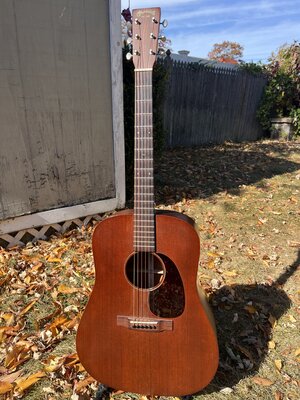 Martin D-15M well loved, sounds amazing, see video!