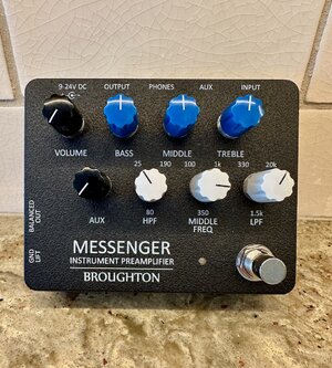 Broughton Messenger Preamp DI Headphone Amp