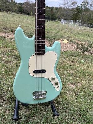 Squire 1996 Musicmaster Sea Foam Green Bass +Price Drop