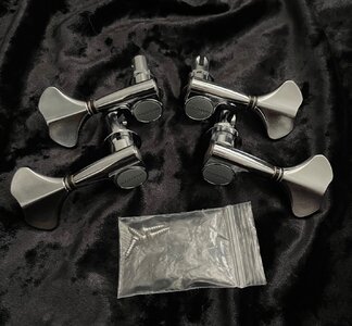 GOTOH GB350 Res-O-Lite Chrome Tuners 2Lx2R Config. New, Never Used.