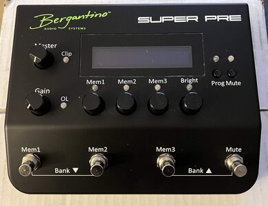 Bergantino Super Pre - Super Preamp MINT, AS NEW