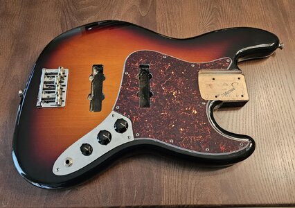 Loaded MIA Fender Jazz Body, Sunburst