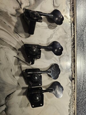 old school style Wilkinson black tuners