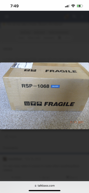 Rotel RSP-1068 7.1 Channel Home Theater Processor Preamplifier Brand New Sealed