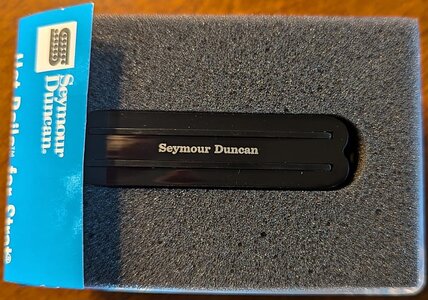 Seymour Duncan SHR-1n Hot Rails Strat Neck/Middle Pickup - Black