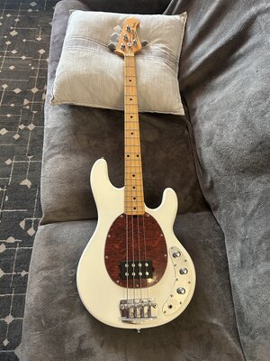 SBMM Ray24CA in White (Sterling By MusicMan)