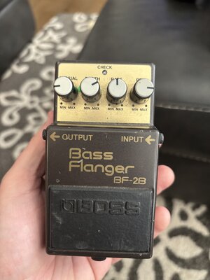 Boss BF-2B with Fromel Electronics mod installed