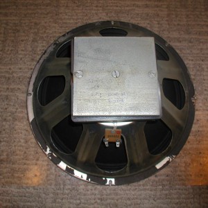 cir. 1973 Acoustic 15 inch speaker rear view.