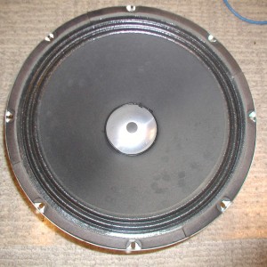 cir. 1973 Acoustic 15 inch speaker front view.