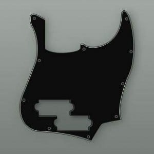 Warmoth Jazz Bass Pickguard w/P-bass Cutout