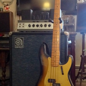 1968 Ampeg B-15N, 1982 Fender Vintage 57 Precision