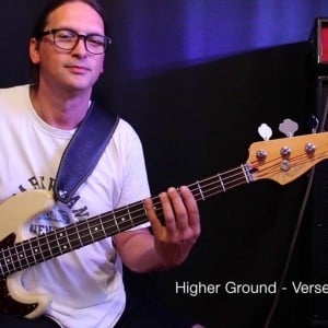 Bass Cover Higher Ground (RHCP Version) Part 2 - Only Bass and Drums - YouTube