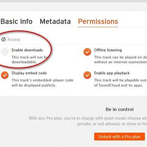 Soundcloud: HowTo make files downloadable